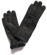Dotykové rukavice zateplené kožušinou M / 8-8,5