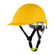 Helma Ochranná priemyselná prilba so žltým ABS pásom