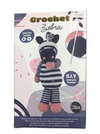 Avec Crochet ZEBRA háčkovacia sada 33cm, ručná práca, maskot Avec Crochet ZEBRA háčkovacia sada 33cm, ručná práca, maskot