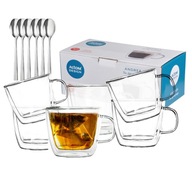 6x Veľký hrnček na kávu Termo poháre + lyžičky Altom Design 420ml 6ks 6x Veľký hrnček na kávu Termo poháre + lyžičky Altom Design 420ml 6ks