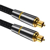 Wozinsky optický kábel audio kábel digitálne optické vlákno Toslink SPDIF 2m Wozinsky optický kábel audio kábel digitálne optické vlákno Toslink SPDIF 2m