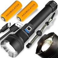 VÝKONNÁ TAKTICKÁ LED BATERKA, VYHĽADÁVANIE, REFLEKTOR, ZOOM, VOJENSKÁ VÝKONNÁ TAKTICKÁ LED BATERKA, VYHĽADÁVANIE, REFLEKTOR, ZOOM, VOJENSKÁ