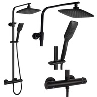 TOM BLACK BLACK VAŇOVÝ SPRCHOVÝ SET S TERMOSTATOM - REA TOM BLACK BLACK VAŇOVÝ SPRCHOVÝ SET S TERMOSTATOM - REA