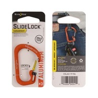 Nite Ize - SlideLock Carabiner Aluminium #3 - Orange Nite Ize - SlideLock Carabiner Aluminium #3 - Orange