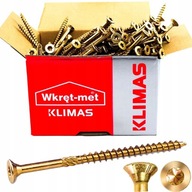 TESÁRSKE skrutky do dreva 6x120mm TORX 100 ks