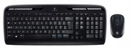 Čierna sada klávesnice a myši Logitech
