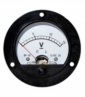 Voltmeter VOLTMETER 15V okrúhly usmerňovač (2030 Voltmeter VOLTMETER 15V okrúhly usmerňovač (2030