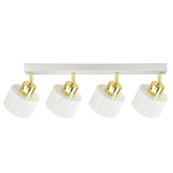 Biele zlato Roller BG4 LED lustrové stropné svietidlo Biele zlato Roller BG4 LED lustrové stropné svietidlo
