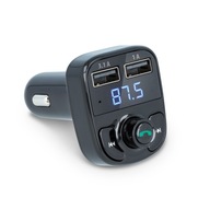 Bluetooth FM vysielač a USB nabíjačka do auta
