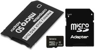 8GB pamäťová karta + Memory Stick Pro Duo PSP adaptér