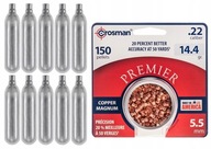 Crosman Magnum Domed 5,5 Diabolo + CO2 pelety 10 ks Crosman Magnum Domed 5,5 Diabolo + CO2 pelety 10 ks