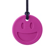 ARK SMILEY FACE LOGOPEDIC TETHER VEĽMI JEMNÁ FUCHSIOVÁ FARBA NÁHRDELNÍK ARK SMILEY FACE LOGOPEDIC TETHER VEĽMI JEMNÁ FUCHSIOVÁ FARBA NÁHRDELNÍK