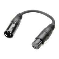 Adaptér - DMX adaptér reverzný 5 pin - 3 pin Adaptér - DMX adaptér reverzný 5 pin - 3 pin