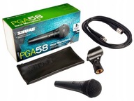 Dynamický vokálny mikrofón Shure PGA58 XLR