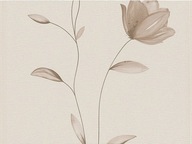 Vliesová tapeta Béžová popínavé kvety pozadia 95722