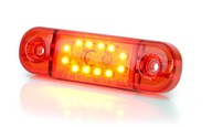 LED zadné obrysové svetlo 12LED SLIM 12V 24V 715 LED zadné obrysové svetlo 12LED SLIM 12V 24V 715