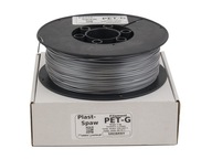 Plast-Spaw PET-G Filament Silver 1kg 1,75mm Plast-Spaw PET-G Filament Silver 1kg 1,75mm