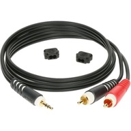 Kábel Klotz AY70100 2 x chinch - 1 x stereo jack Kábel Klotz AY70100 2 x chinch - 1 x stereo jack