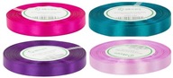 4 x Satin stuha 12 mm 32 m - farebná súprava na darčeky 4 x Satin stuha 12 mm 32 m - farebná súprava na darčeky