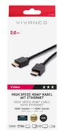 HDMI-HDMI 2m 2.0 3D ARC 4K UHD/HDR 18Gbps VIVANCO HDMI-HDMI 2m 2.0 3D ARC 4K UHD/HDR 18Gbps VIVANCO