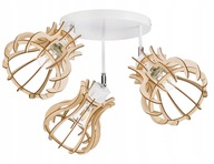 LAMP stropný stropný luster Loft Wood pohyblivý 3 LAMP stropný stropný luster Loft Wood pohyblivý 3