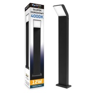 LED záhradná lampa 80 cm stojaca na vonkajšom stĺpe 4000K LED LED záhradná lampa 80 cm stojaca na vonkajšom stĺpe 4000K LED
