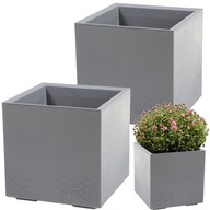 2X KVETINÁČ BETÓNOVÝ NA KOLESÁCH VEĽKÝ 2X KVETINÁČ BETÓNOVÝ NA KOLESÁCH VEĽKÝ