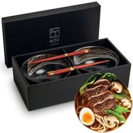 Sada tmavých misiek Udon Ansen 17cm EDO JAPAN Sada tmavých misiek Udon Ansen 17cm EDO JAPAN