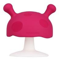 MOMBELLA Silicone Mushroom DARK PINK upokojujúce hríbové hryzátko MOMBELLA Silicone Mushroom DARK PINK upokojujúce hríbové hryzátko