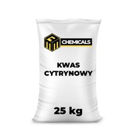 KYSELINA CITRÓNOVÁ 25kg Čistá potravinárska kyselina E330