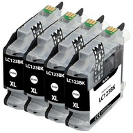 4x XL ČIERNE ATRAMENTY PRE BROTHER DCP-J132W DCP-J152W 4x XL ČIERNE ATRAMENTY PRE BROTHER DCP-J132W DCP-J152W