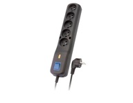 Lestar LV 530W prepäťová lišta 3,0m 5 x VDE 10 A 3m čierna Lestar LV 530W prepäťová lišta 3,0m 5 x VDE 10 A 3m čierna