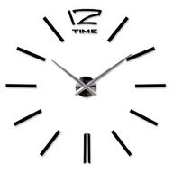 VEĽKÉ MODERNÉ DIY 3D NÁstenné HODINY 65-120 CM VEĽKÉ MODERNÉ DIY 3D NÁstenné HODINY 65-120 CM