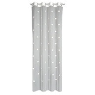 Záves s priechodkami v kvetoch ELSA 140X250 biela Záves s priechodkami v kvetoch ELSA 140X250 biela