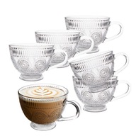 Šálky na kávu sada pohárov s uškom Altom Design Daisy 430 ml 6 kusov Šálky na kávu sada pohárov s uškom Altom Design Daisy 430 ml 6 kusov