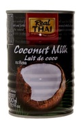 Kokosové mlieko, mlieko 24 x 400ml Real Thai