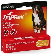 FIPREX Drops spot blcha kliešť pes XL 40-55kg FIPREX Drops spot blcha kliešť pes XL 40-55kg