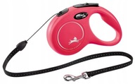 Lano Flexi New Classic M 5m RED do 20kg Lano Flexi New Classic M 5m RED do 20kg