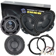 2 VÝKONNÉ BASOVÉ BODY + rozpery pre ZADNÉ DVERE FIAT PANDA 2 II 2 VÝKONNÉ BASOVÉ BODY + rozpery pre ZADNÉ DVERE FIAT PANDA 2 II