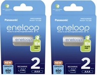 Batéria Panasonic Eneloop AAA 800mAh 2ks x2