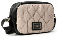 DÁMSKA BÉŽOVÁ PREŠÍVANÁ CROSSBODY TAŠKA MONNARI