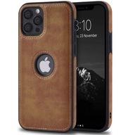 Hrubé, pevné kožené puzdro na iPhone 14 PRO MAX