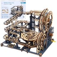 ROBOTIME Drevený model 3D puzzle DIY - Mechanická guľôčková dráha ROBOTIME Drevený model 3D puzzle DIY - Mechanická guľôčková dráha