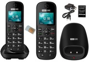 Mobilný telefón pre seniorov, pevná linka, so SIM kartou, MAXCOM MM35D, ZDARMA Mobilný telefón pre seniorov, pevná linka, so SIM kartou, MAXCOM MM35D, ZDARMA