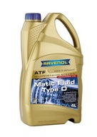 ATF MATIC TYP D PREVODOVÝ OLEJ RAVENOL 4L