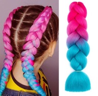 Syntetické vlasy 120 cm hrubé ombre WLS05 Syntetické vlasy 120 cm hrubé ombre WLS05