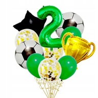 Sada futbalových balónov na konfety futbalového pohára k druhým 2. narodeninám