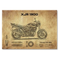 Kovový plagát Yamaha XJR 1300 Gift S