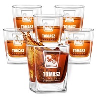 Poháre na nápoje whisky Sada 6 kusov Gravírovací darček k narodeninám chlapa Poháre na nápoje whisky Sada 6 kusov Gravírovací darček k narodeninám chlapa