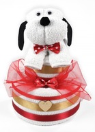 Osuška CAKE DOG - DARČEK - Svadobné narodeniny Osuška CAKE DOG - DARČEK - Svadobné narodeniny